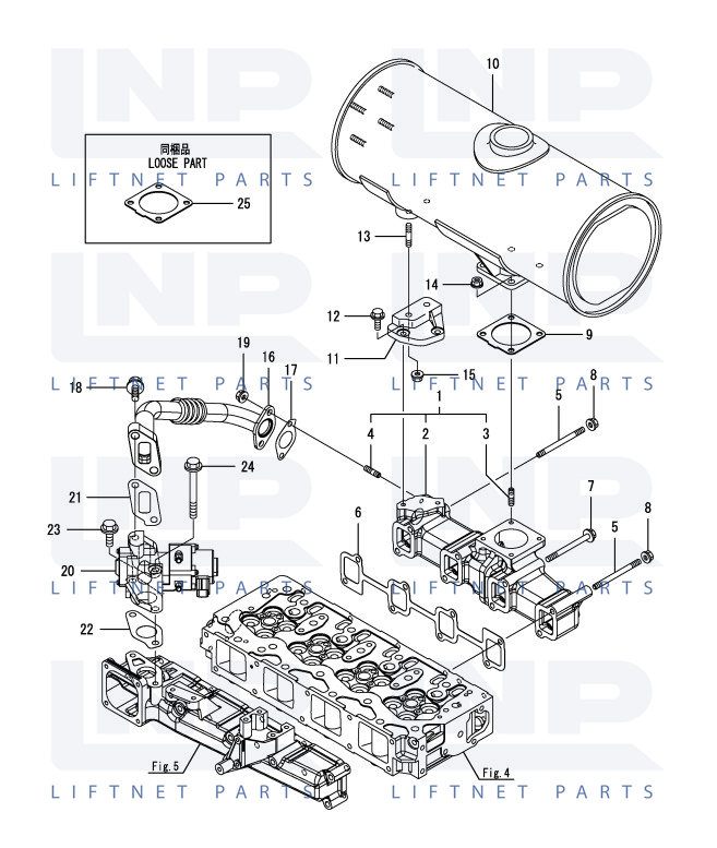 EXHAUST MANIFOLD & SILENCER