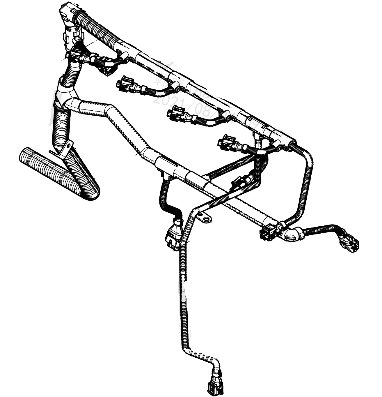 Electronic Control System Harness Group