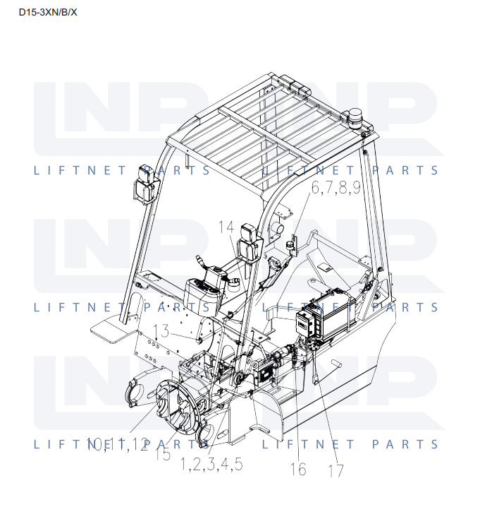 Электрооборудование D15-3X