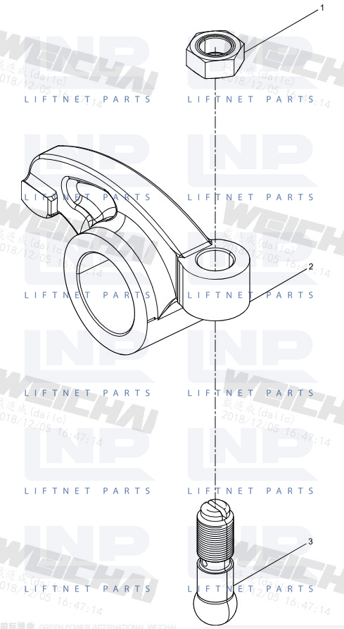 Exhaust Rocker Arm Set