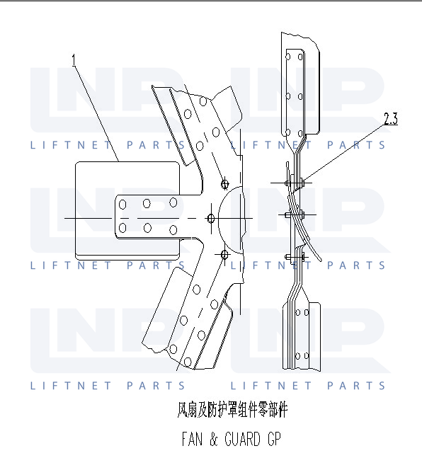 FAN & GUARD GP 16DZ014+A