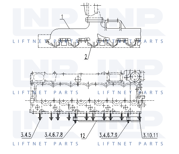 FASTENER GP 8N1868+B