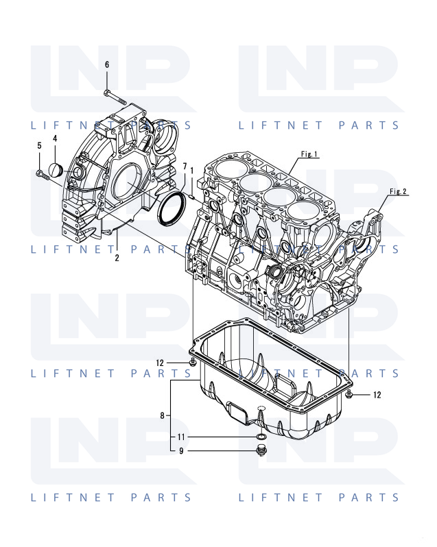 FLYWHEEL HOUSING & OIL SUMP