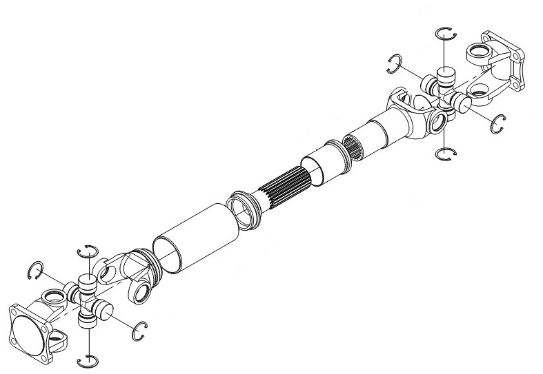 FRONT DRIVE SHAFT ASSEMBLY (17401000038)