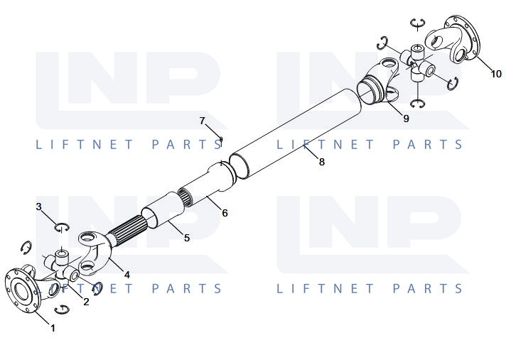 FRONT DRIVE SHAFT ASSEMBLY (17401000038)