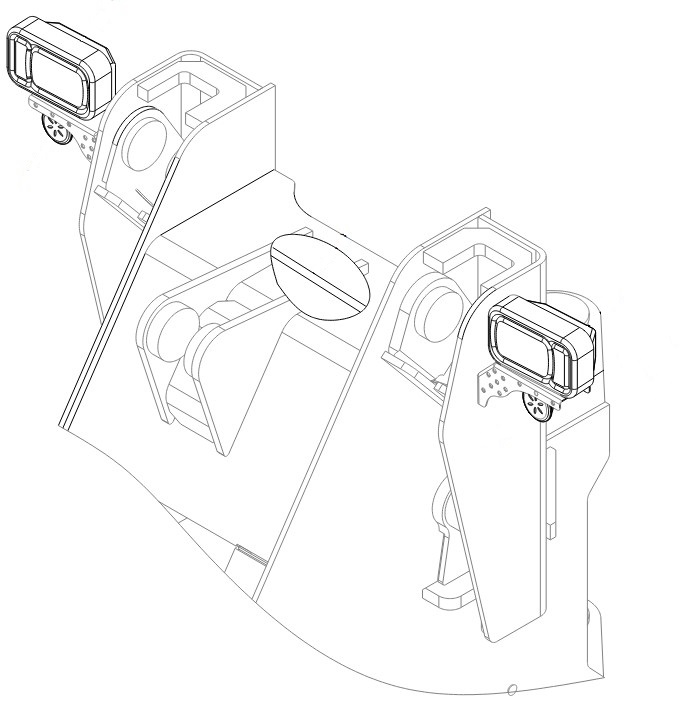 FRONT FRAME ELECTRICAL ARRANGEMENT (30815900279)