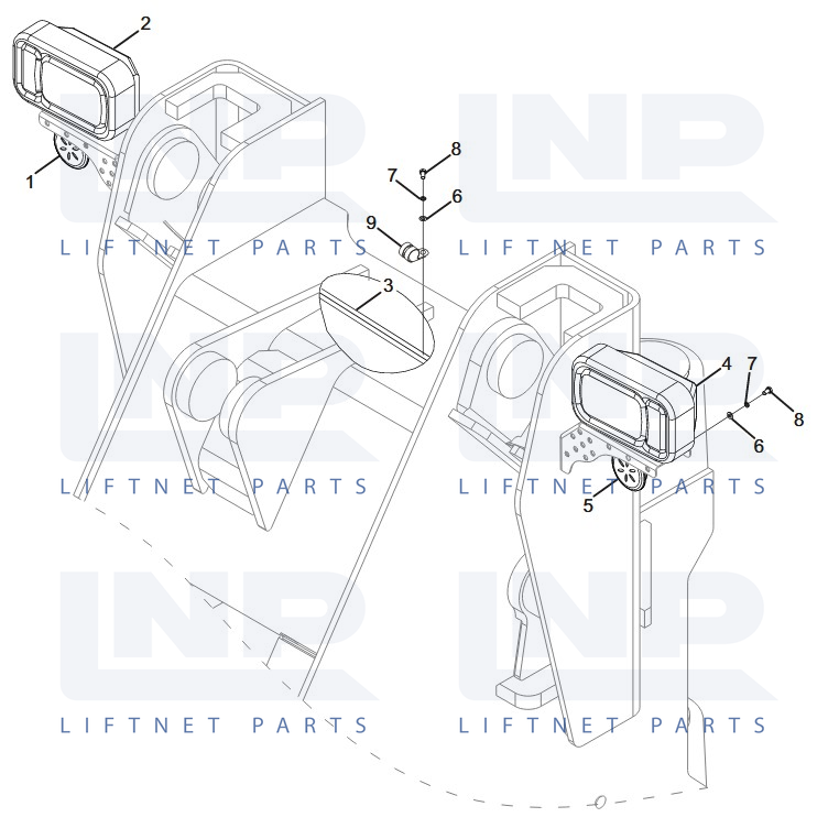 FRONT FRAME ELECTRICAL ARRANGEMENT (30815900279)