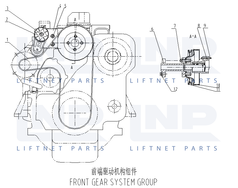 FRONT GEAR SYSTEM GROUP