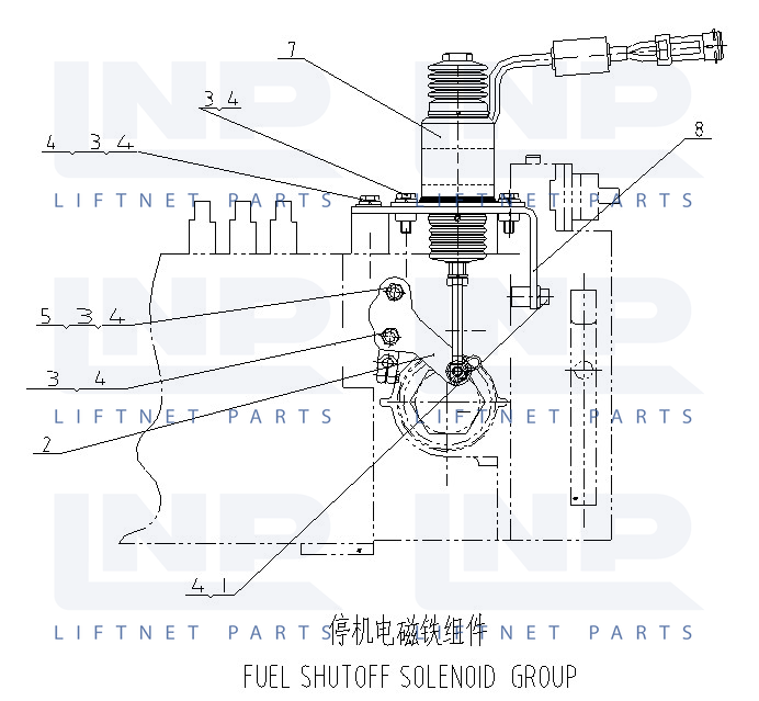 FUEL SHUTOFF SOLENOID  GROUP