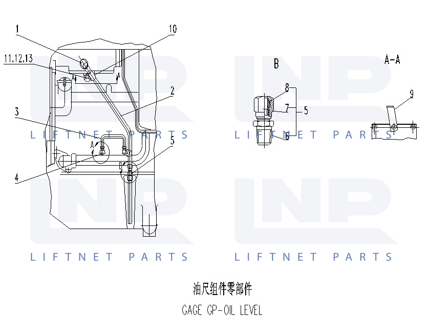 GAGE GP-OIL LEVEL 03CZ004+A