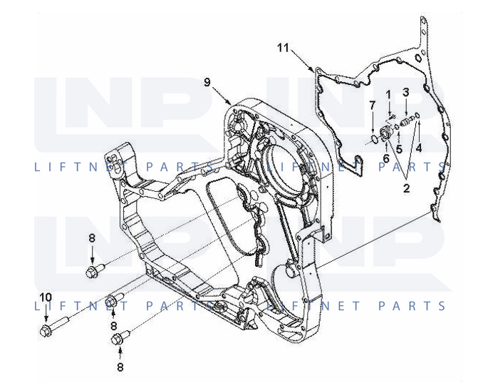 HOUSING，FRONT GEAR