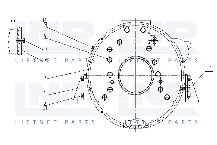 HOUSING GP-FLYWHEEL 92AZ021+A