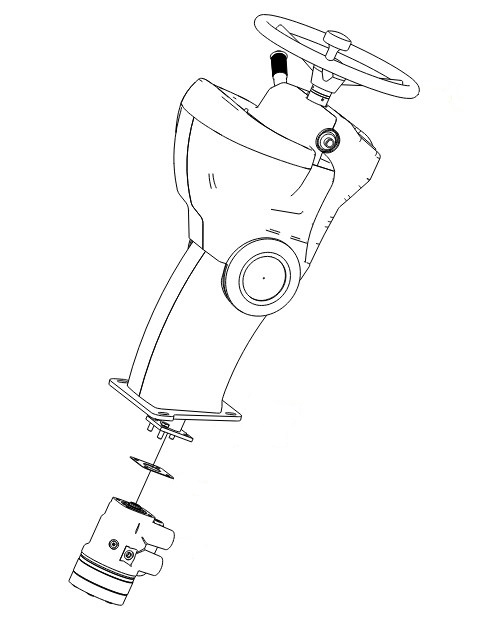 HYDRAULIC STEERING GEAR ASSEMBLY (30806000224 )