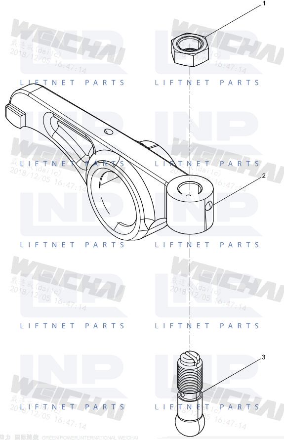 Intake rocker arm Assembly