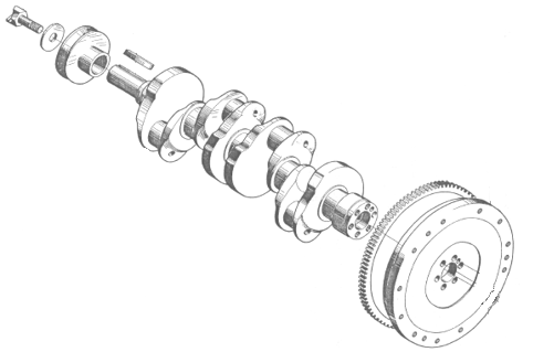 Коленвал CA498