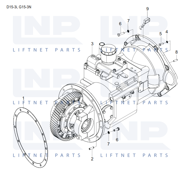 Коробка передач D15-3i/G15-3N