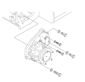 Крепление привода ведущей оси ZF