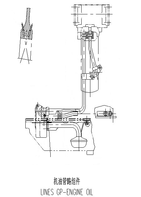 LINES GP-ENGINE OIL 19AZ001+A