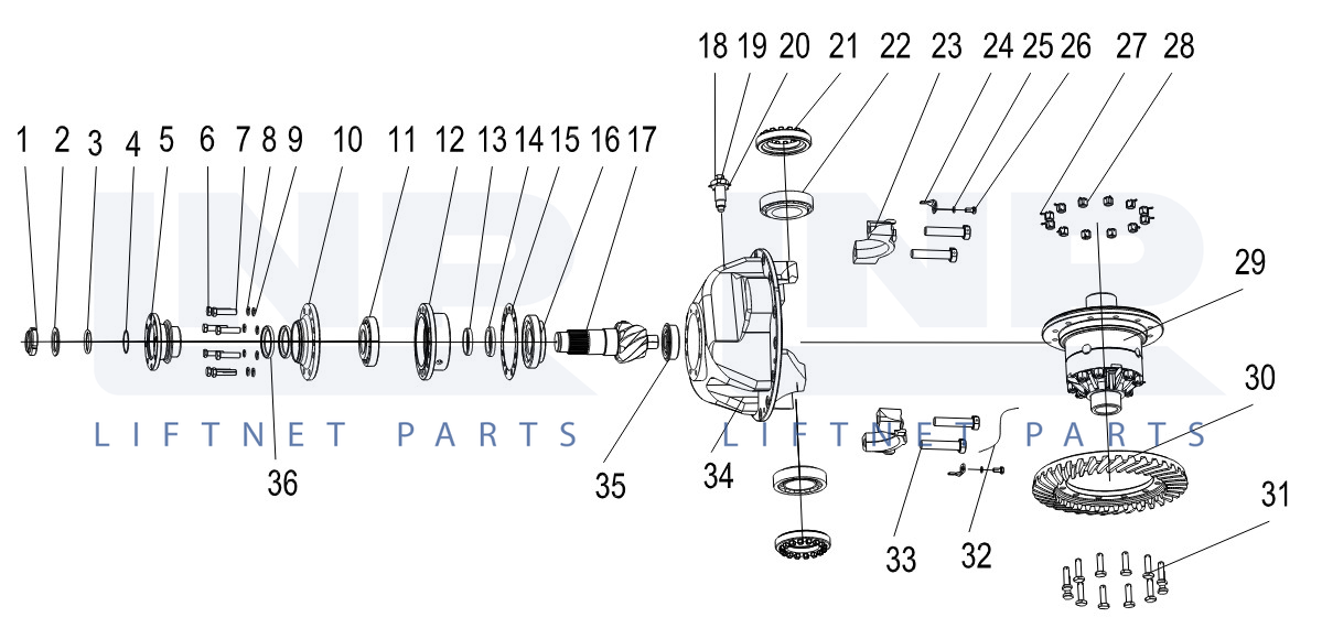 MAIN REDUCTOR ASSEMBLY(36403000030)