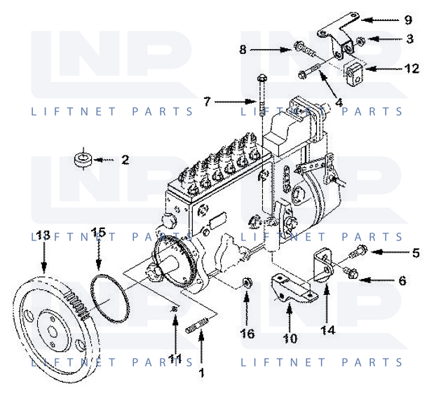 MOUNTING,FUEL PUMP