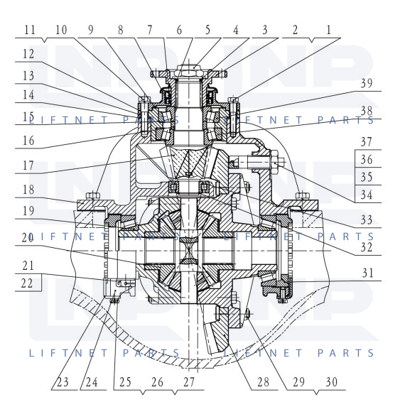 Main Drive Gear (50E Axle) 