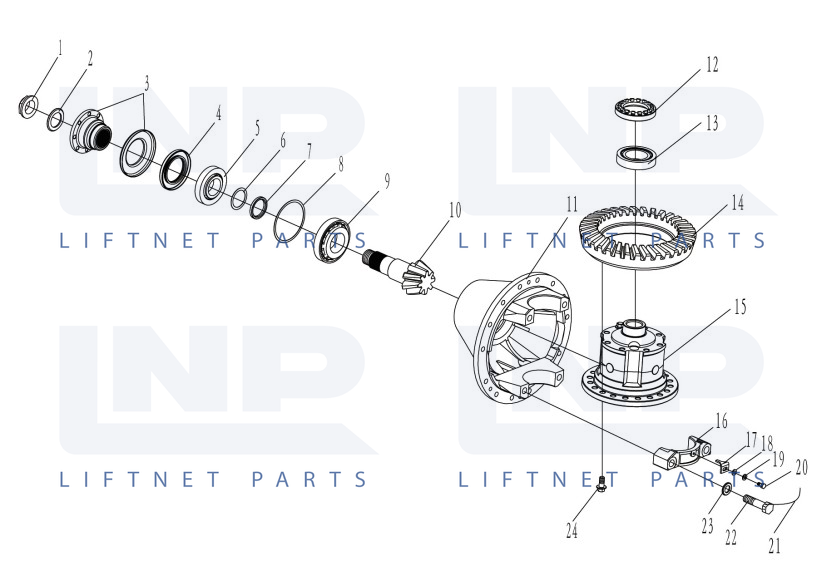 Main Drive Gear (50E New Axle)