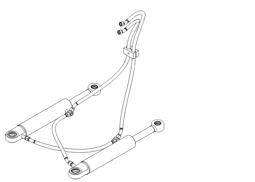 PIPELINE ASSEMBLY OF STEERING GEAR AND CYLINDER (30806000247)