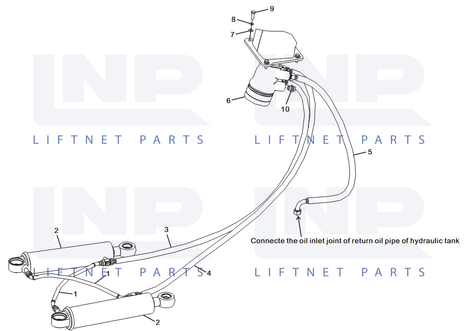 PIPELINE ASSEMBLY OF STEERING GEAR AND CYLINDER (30806000247)