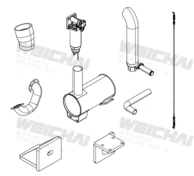 Packing Box Chassis Parts Group