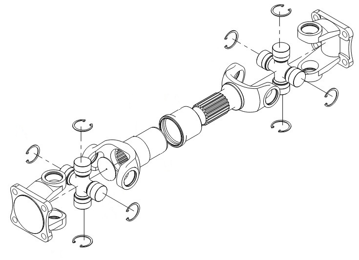 REAR DRIVE SHAFT ASSEMBLY (17404000052)