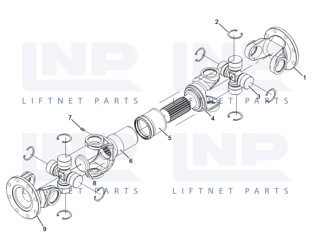 REAR DRIVE SHAFT ASSEMBLY (17404000052)