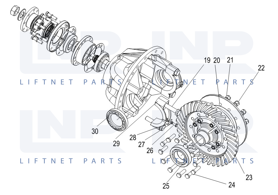 REAR MAIN DRIVE ASSEMBLY (36403000016)