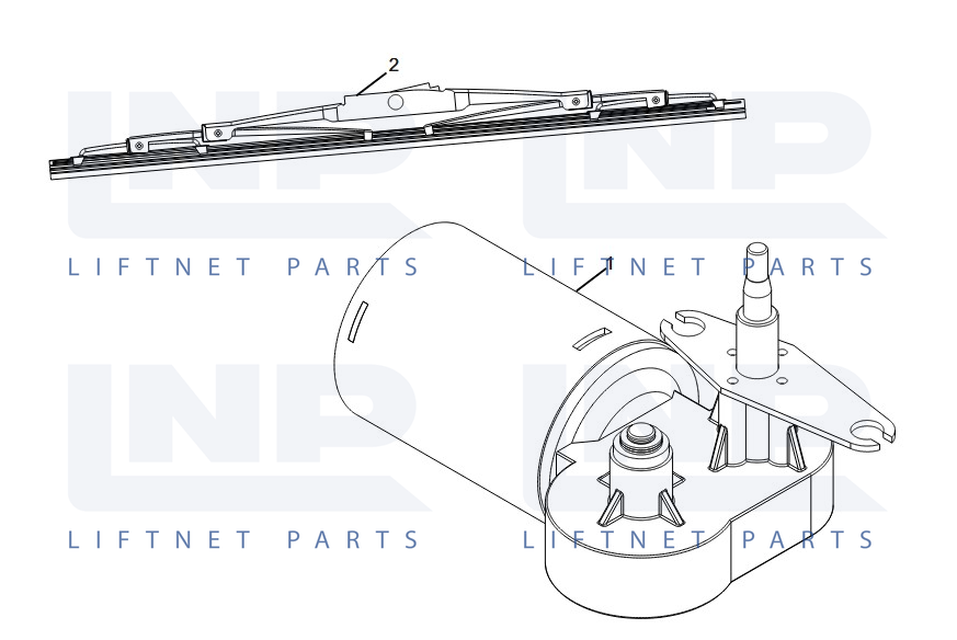 REAR WIPER ASSEMBLY(60400000572)