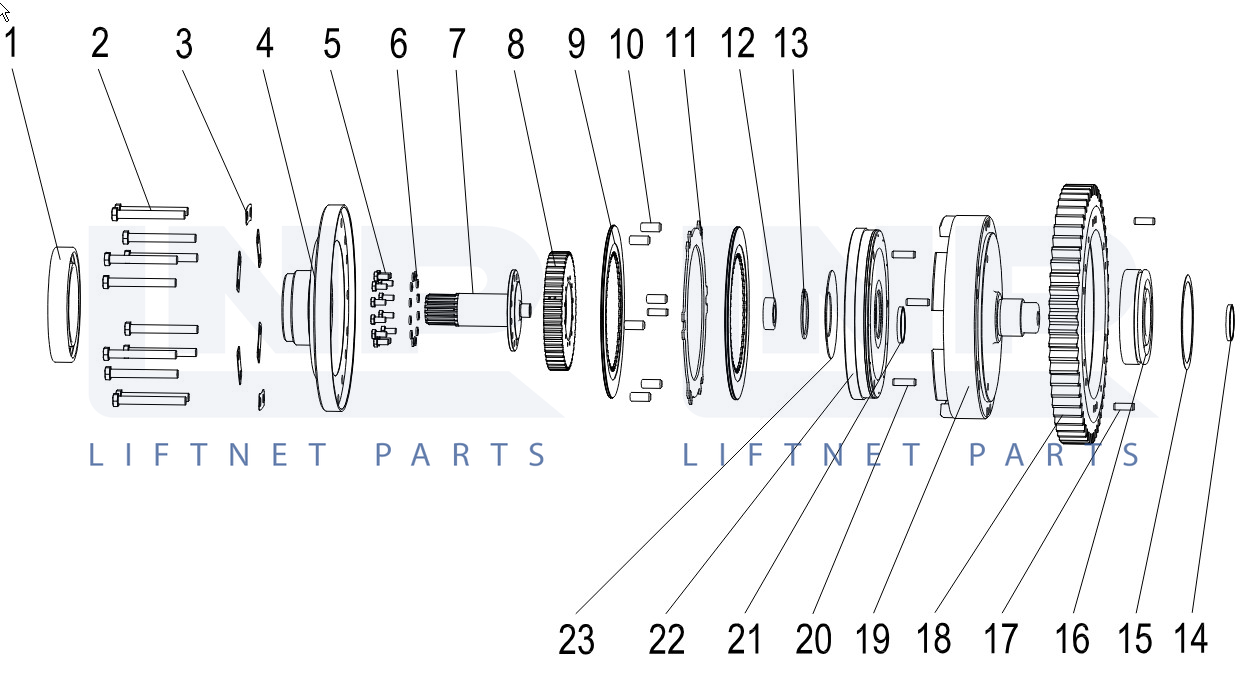 SHAFT III ASSEMBLY (LG853.03.01.05)