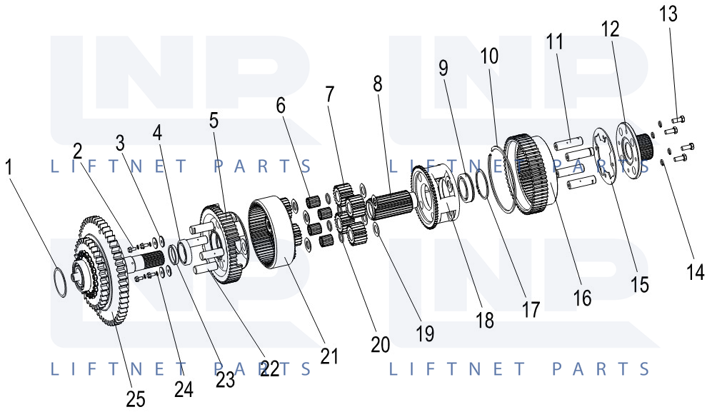 SHAFT II ASSEMBLY (LG853.03.01.02)