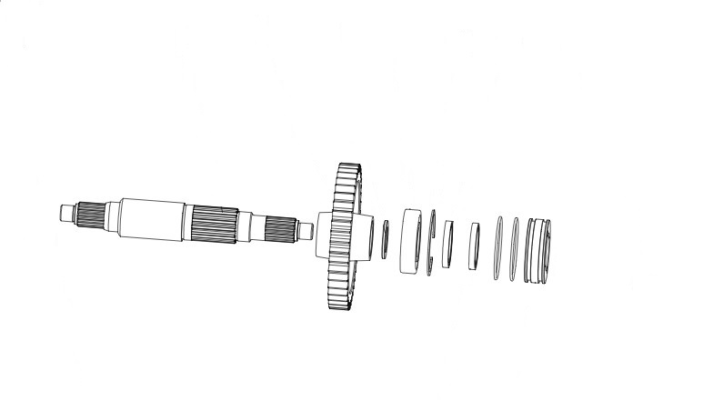 SHAFT IV ASSEMBLY (LG853.03.01.03)