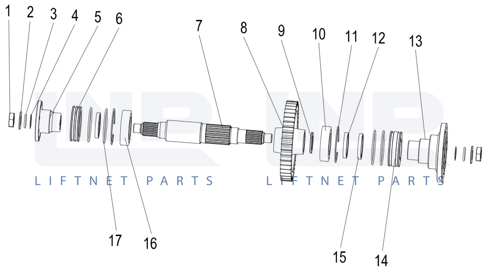 SHAFT IV ASSEMBLY (LG853.03.01.03)