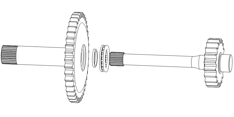 SHAFT I ASSEMBLY (LG853.03.01.01)