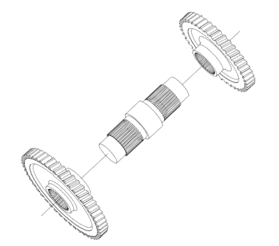 Шестерня холостого хода (MS Mission) 