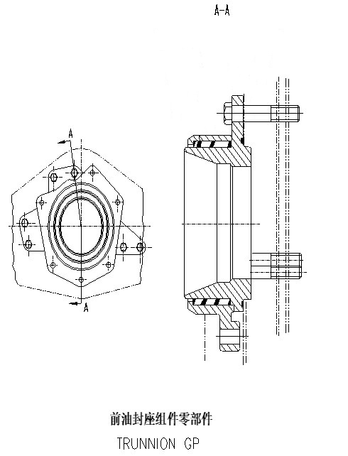 TRUNNION GP 8N0107+A