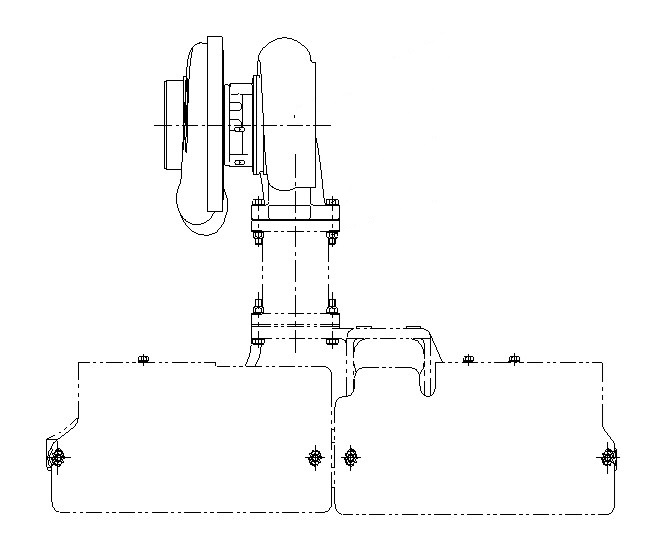 TURBOCHARGER GP 38AZ003+A