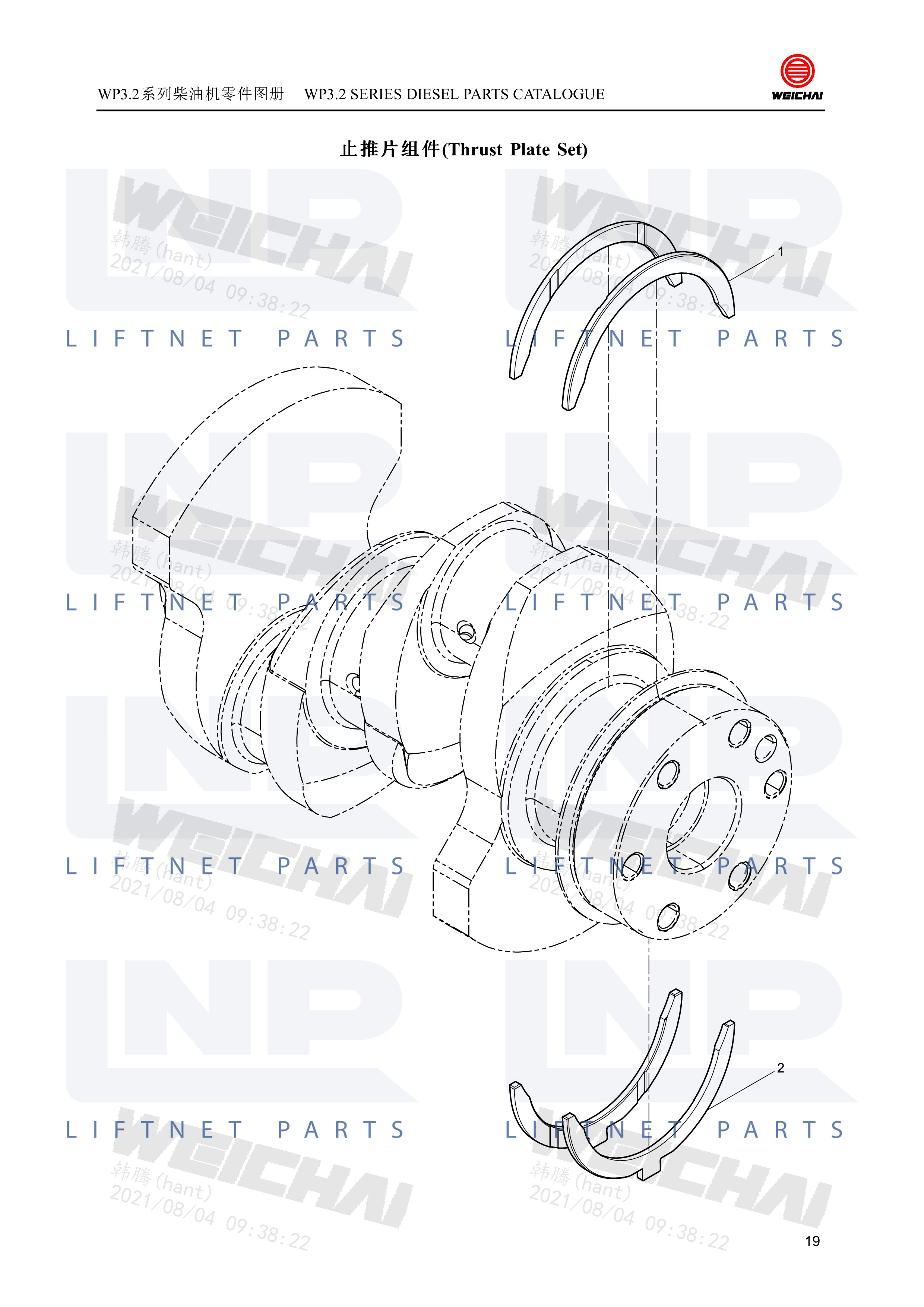 Thrust Plate Set