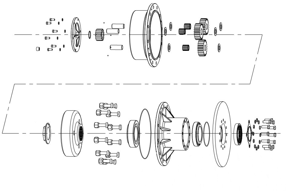 WHEEL REDUCTOR ASSEMBLY(36403000029)