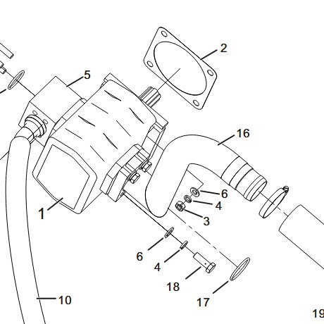 WORKING PUMP PIPELINE INSTALLATION ASSEMBLY (30807000647)