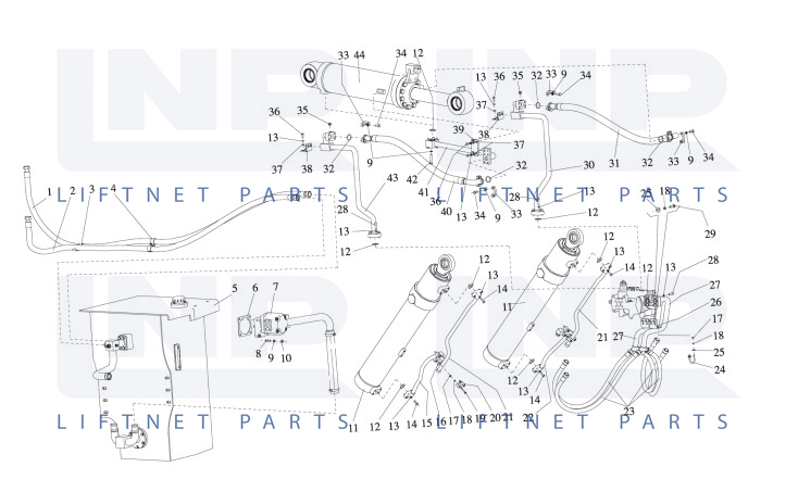 Working Hydraulic System 1 (Advanced Configuration)