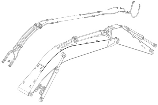 Working device line