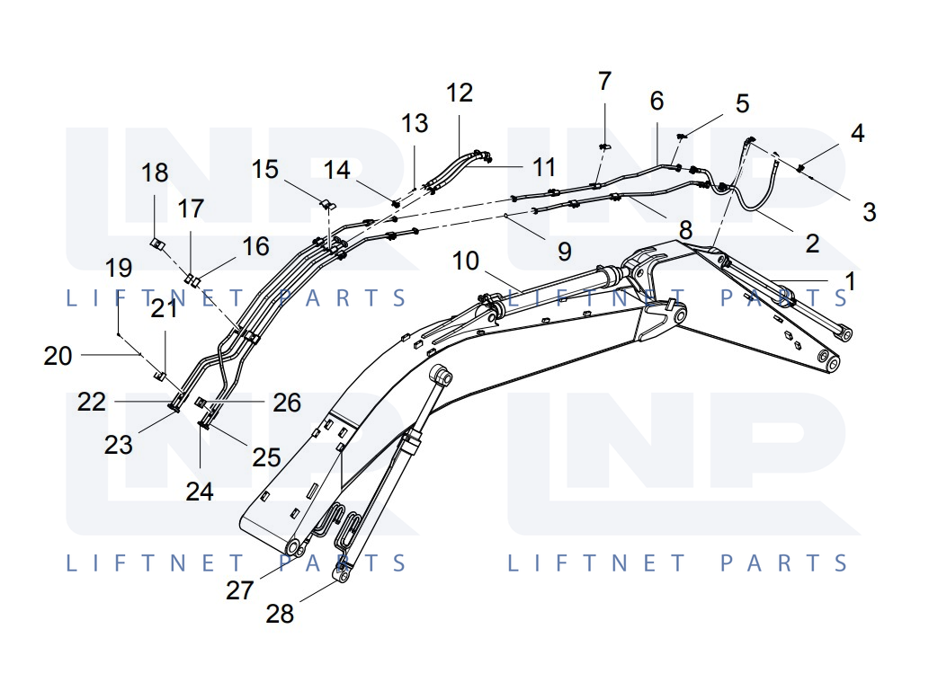 Working device line