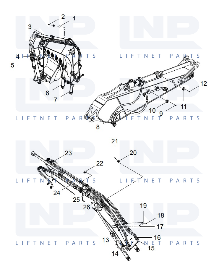 Working device line