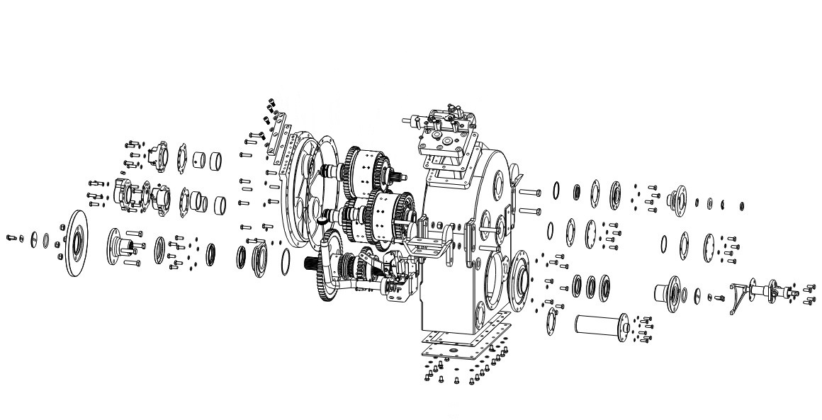 Запасные части к трансмиссии(LGX833VA.03A)