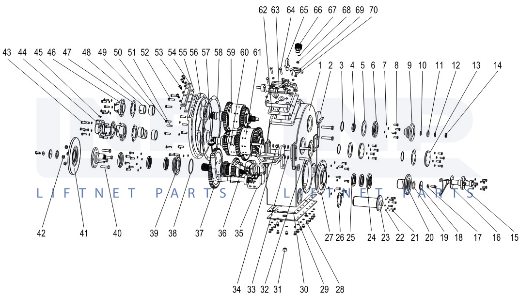 Запасные части к трансмиссии(LGX833VA.03A)